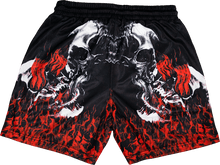 Load image into Gallery viewer, &quot;Flaming Skull&quot; shorts
